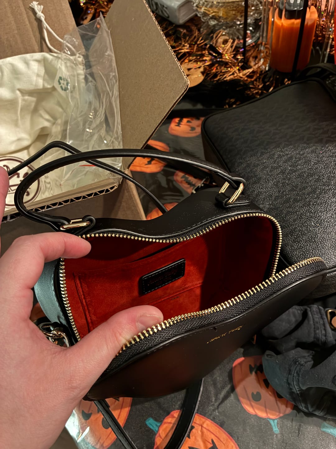 Customer photo review of Anna Heart Bag