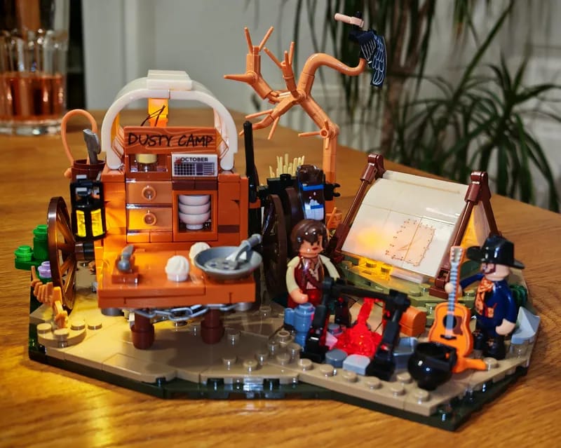 Customer photo review of Cowboy Camp by Lumibricks