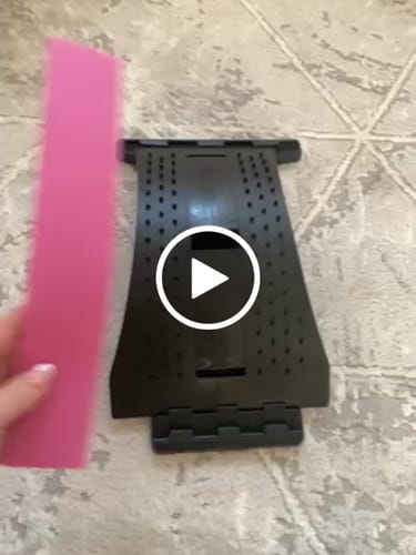 Customer video review of Tartásjavító és Hátmasszírozó Hátnyújtó Deréktámasz
