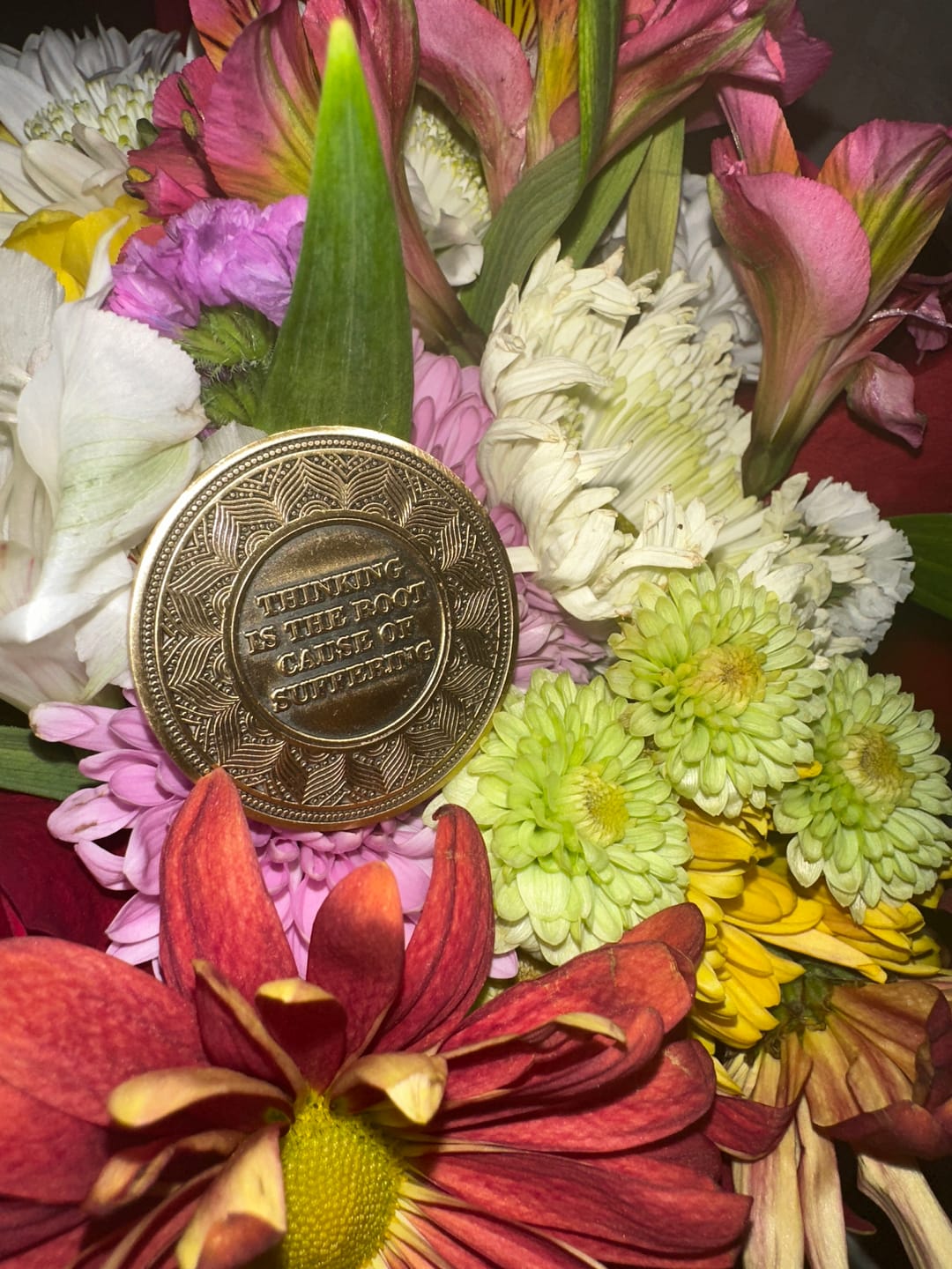 Customer photo review of Inner Peace Coin