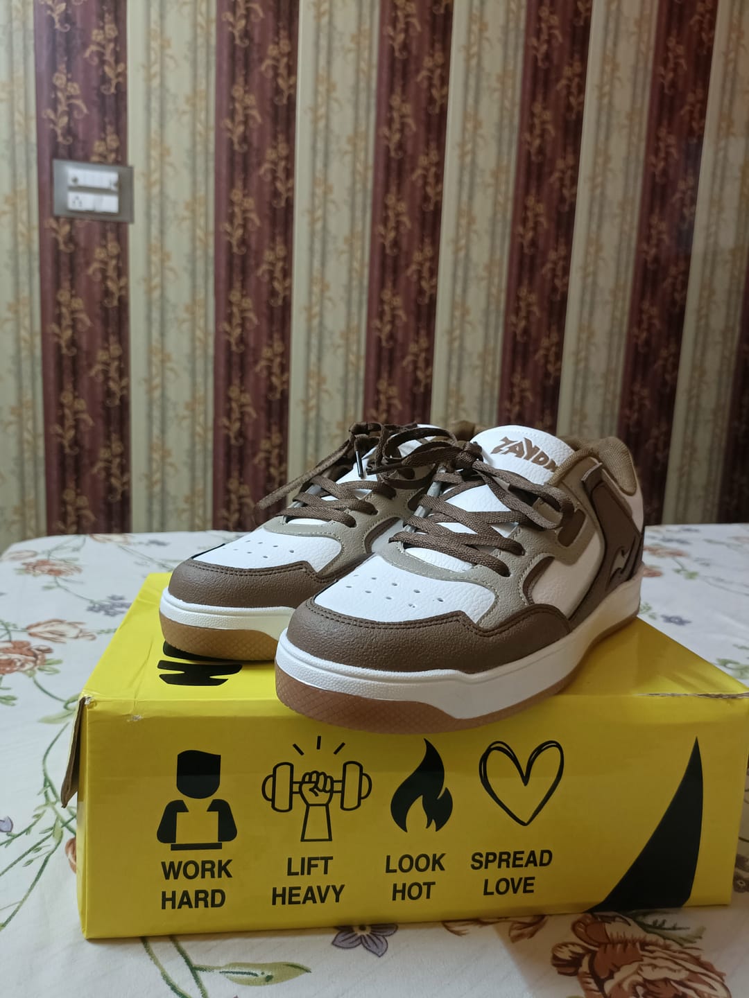 Customer photo review of COOPER Beige Brown