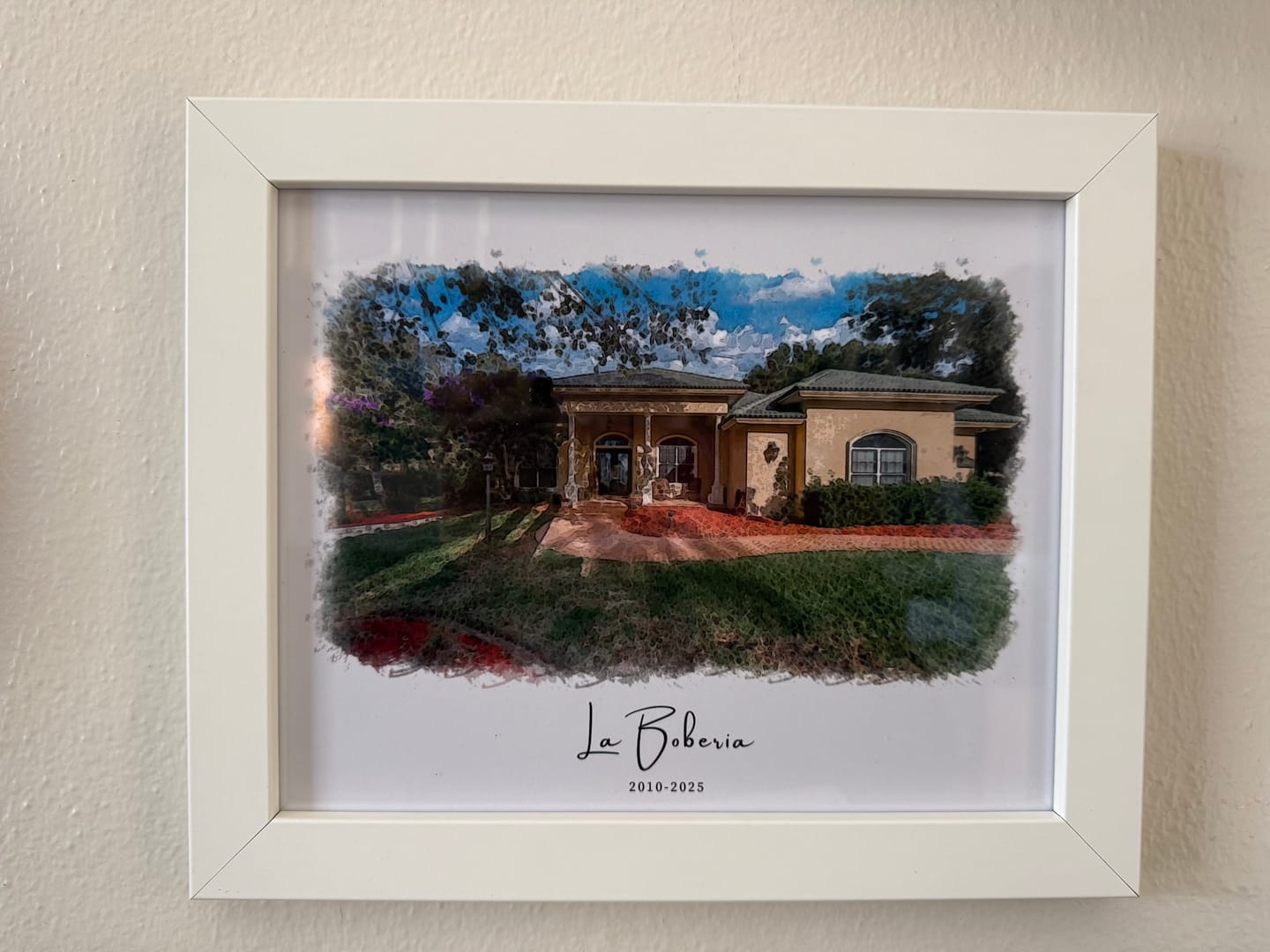 Customer photo review of Custom House Portrait