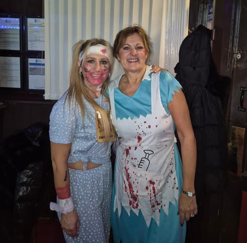 Customer photo review of Exorcism & Asylum Halloween Murder Mystery Game Kit