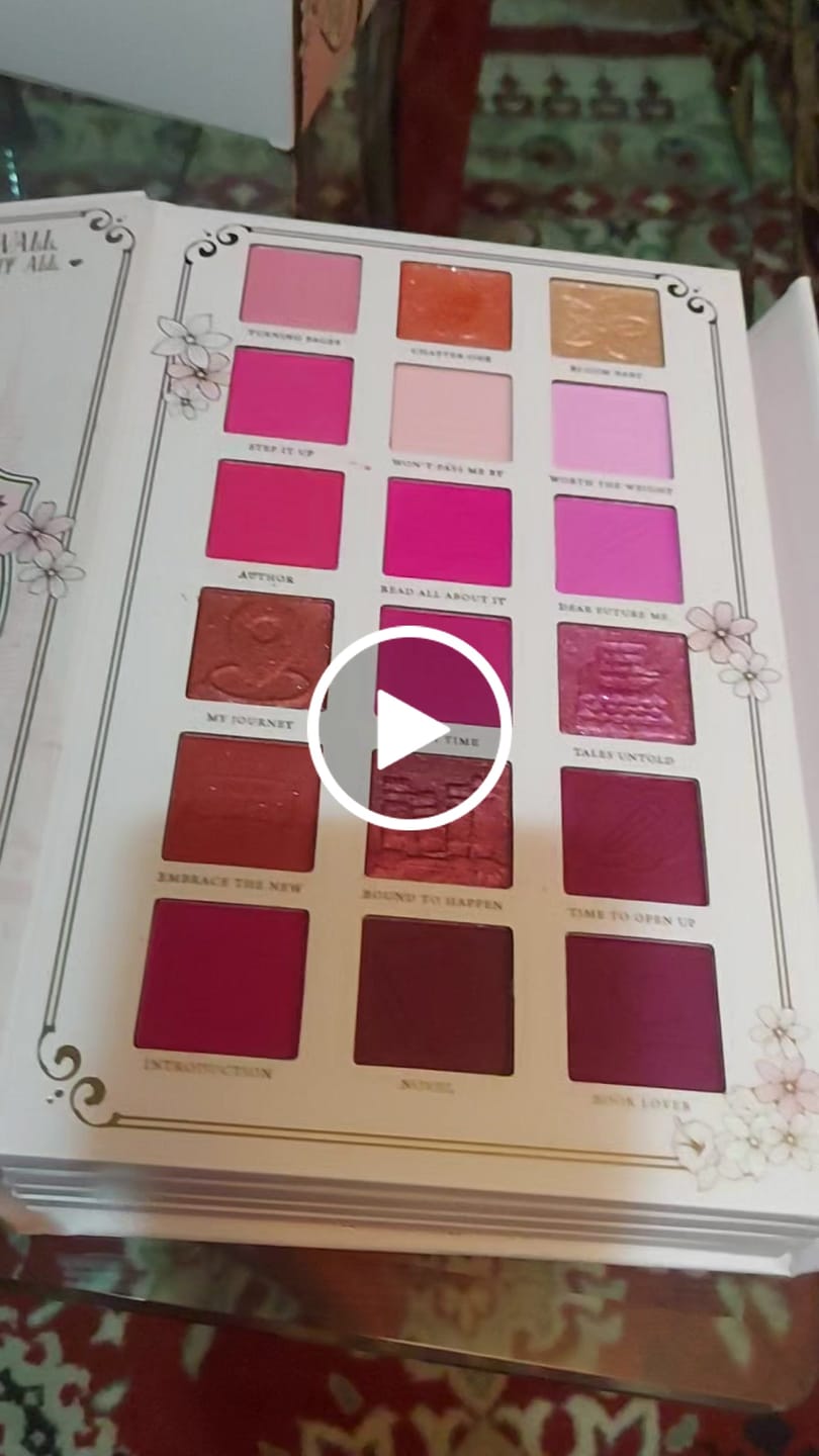 Customer video review of P. Louise A Brand New Chapter Palette - Chapter One