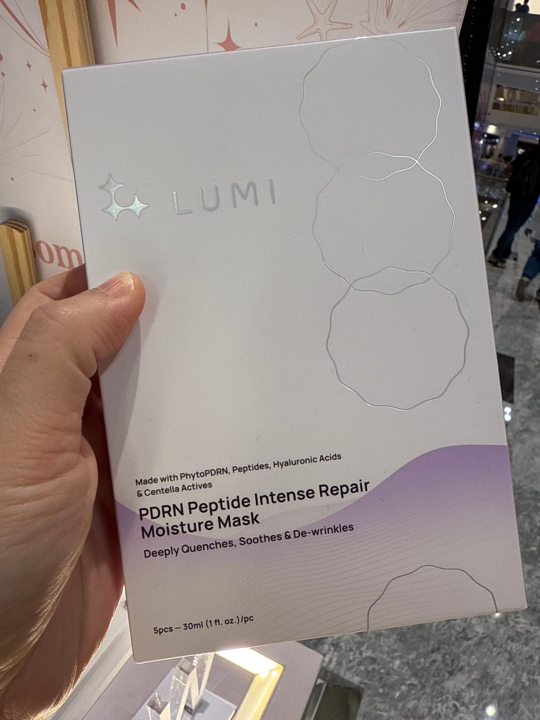 Customer photo review of PDRN Peptide Intense Repair Moisture Mask
