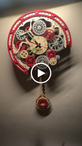 Customer video review of Gear Clock 3D Wooden Puzzle