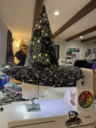 Customer photo review of Spellbound Quilted Witch Hat Sewing Pattern | Digital PDF Pattern
