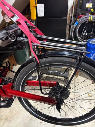 Customer photo review of Easy Trike Rack (Reversible)