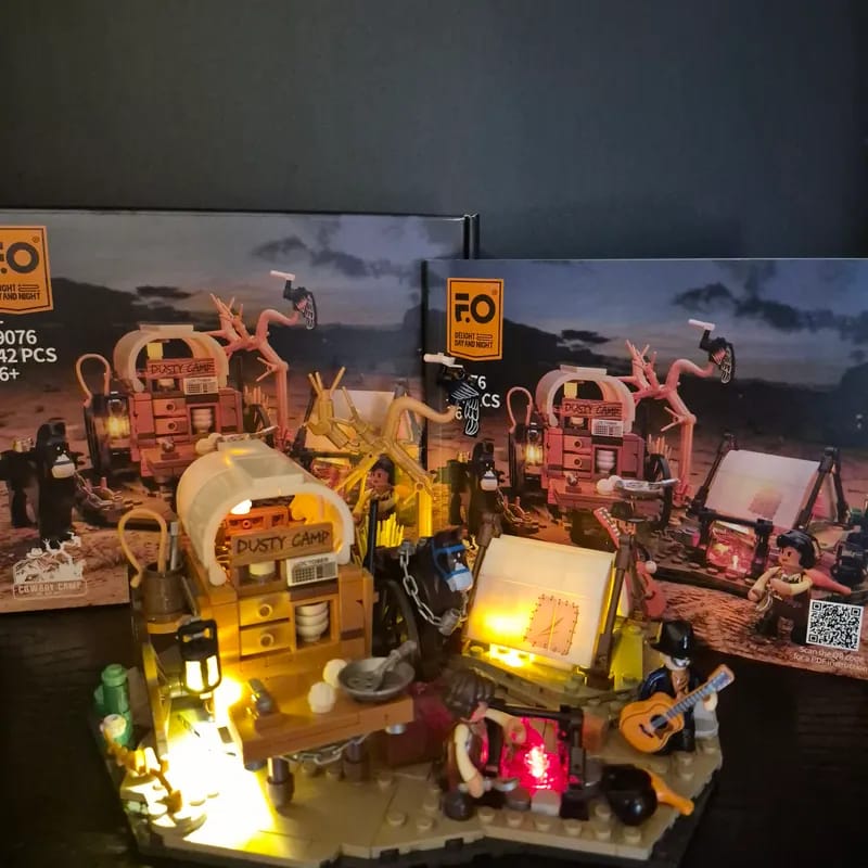 Customer photo review of Cowboy Camp by Lumibricks