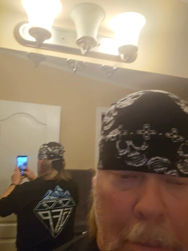 Customer photo review of ICEBERG TEE