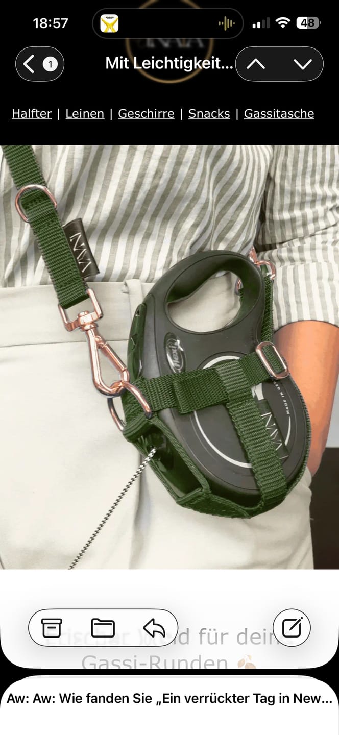 Customer photo review of 3-in-1 Hundeleine