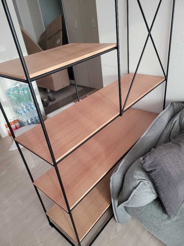 Customer photo showing shelf styling