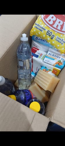 Customer photo review of Cesta Kit Limpeza Plus