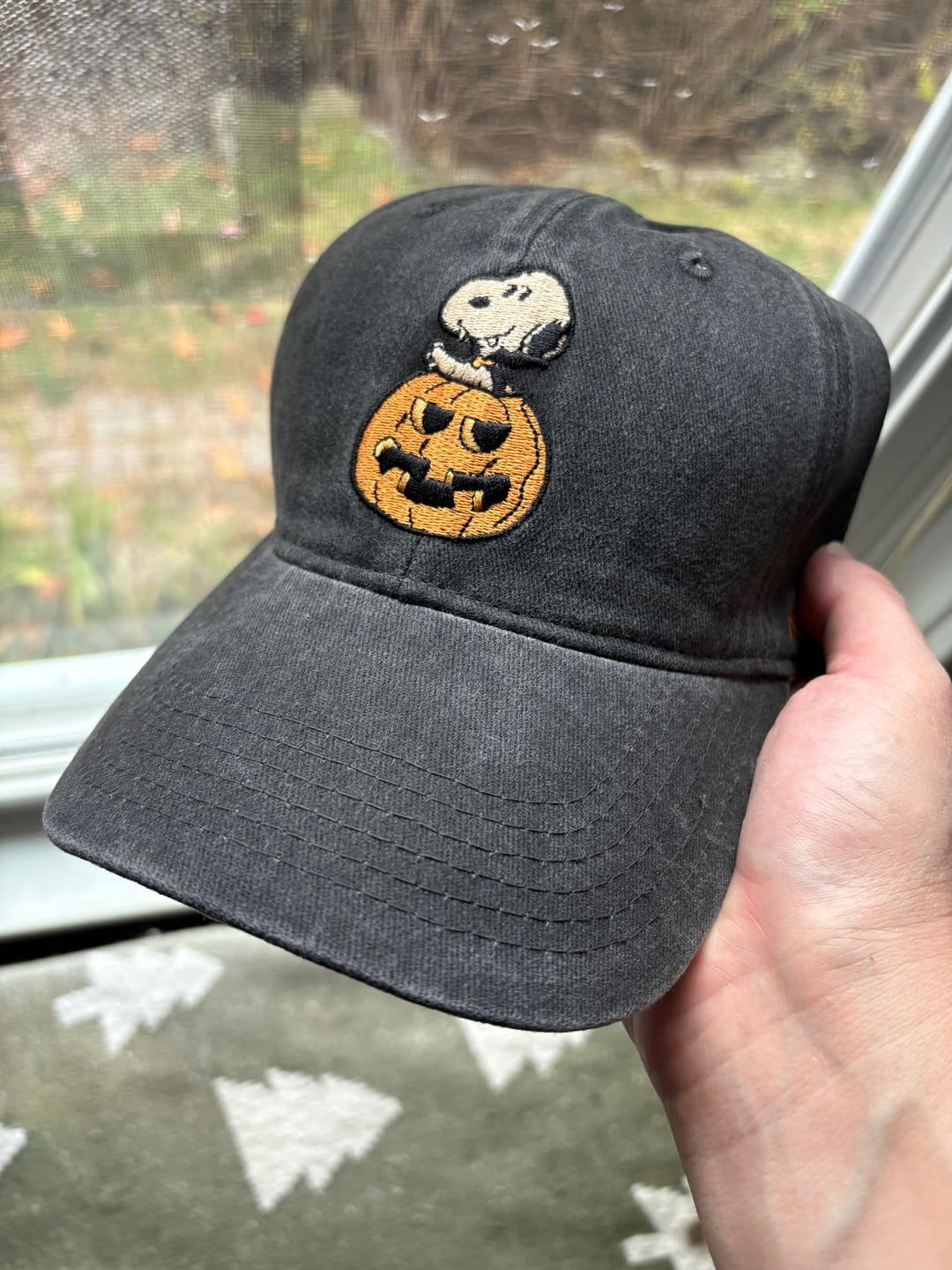 Customer photo review of Peanuts "Boo!" – Dad Hat