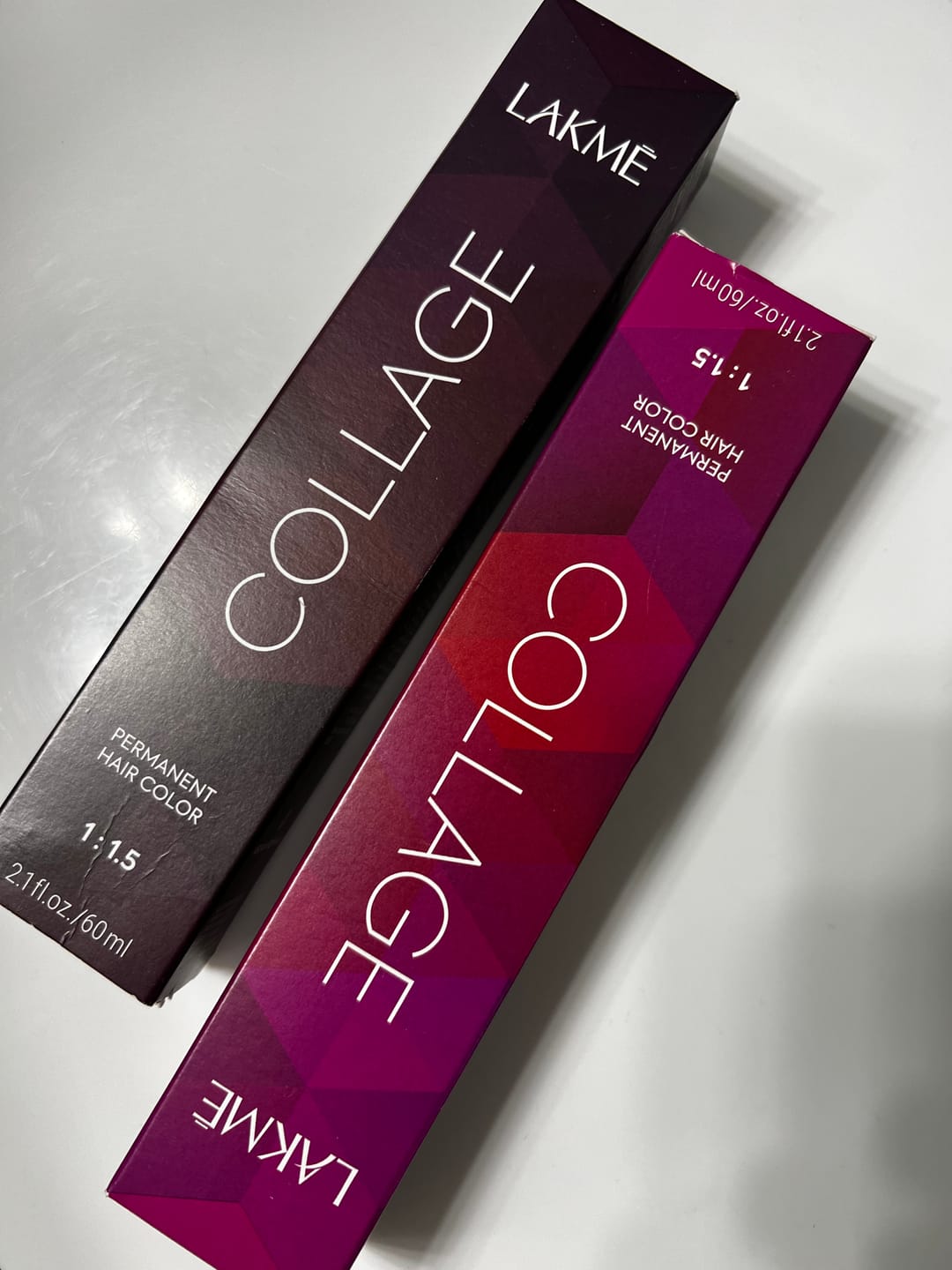 Customer photo review of Lakme Collage Creme  Hair Color 2oz
