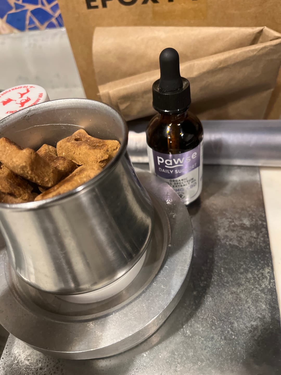 Customer photo review of Daily Support CBD Oil for Pets Over 20lbs