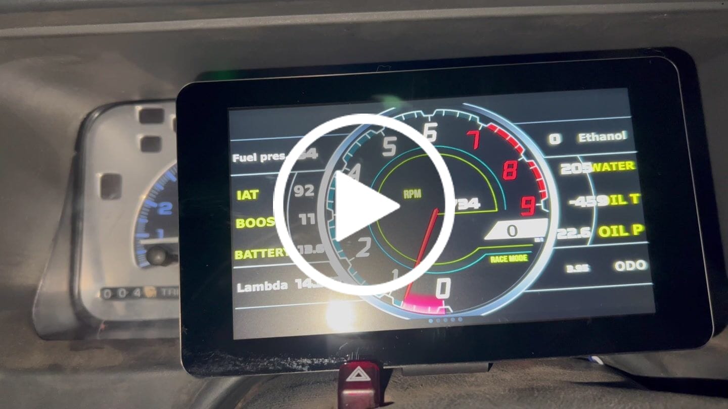 Customer video review of PowerTune Digital Dash V5 (optional GPS)