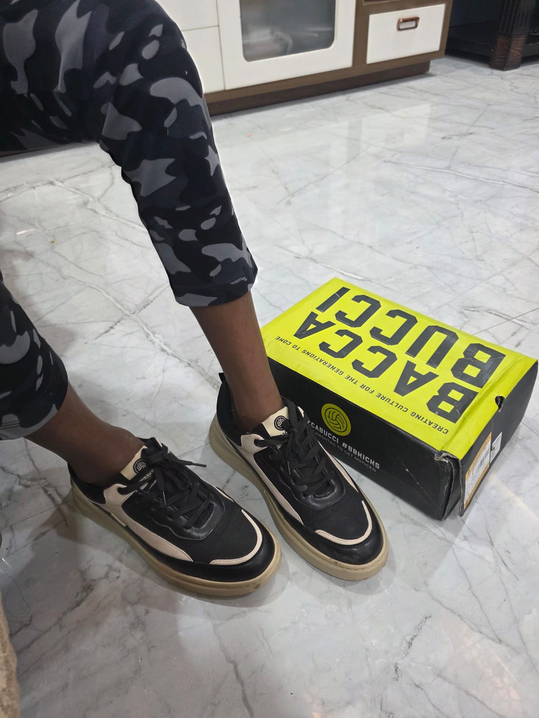Customer photo review of Bacca Bucci VIBE-STEP Men's Low-Top Sneakers