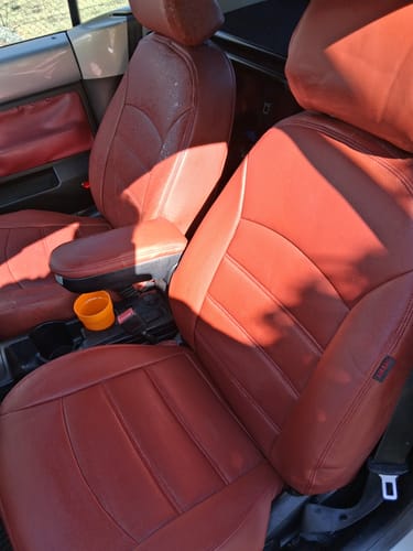 Customer photo review of Premium Custom-Fit Seat Covers