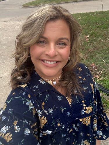 Customer photo review of Floral Corduroy Collared Midi Dress