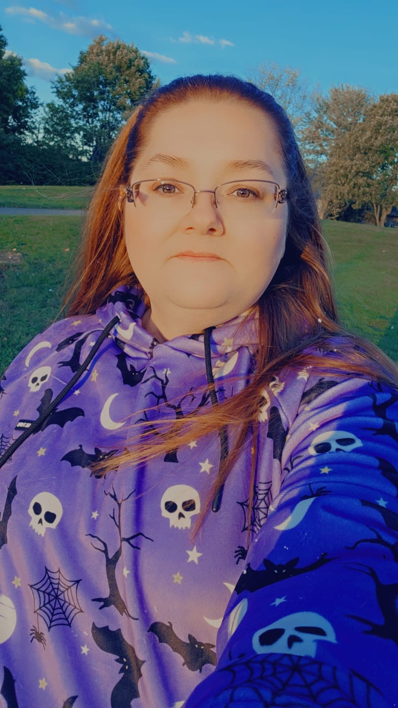 Customer photo review of Halloween Human Hoodie - Purple