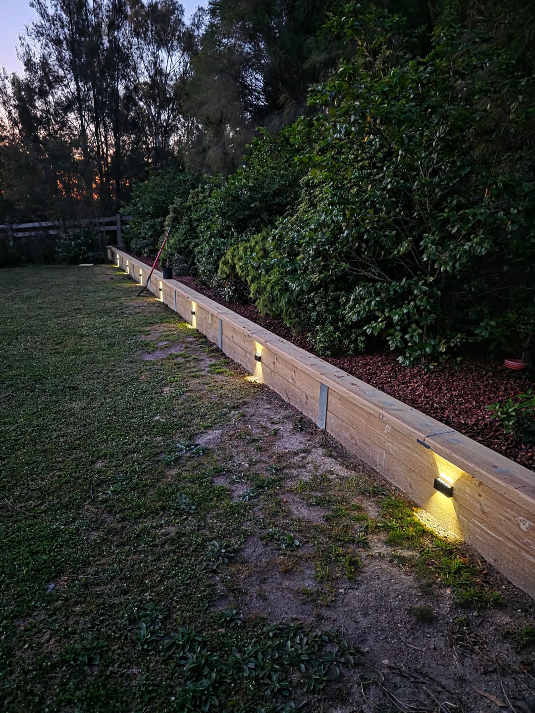 Customer photo review of GardenBrite™ Solar LED Wall Lights