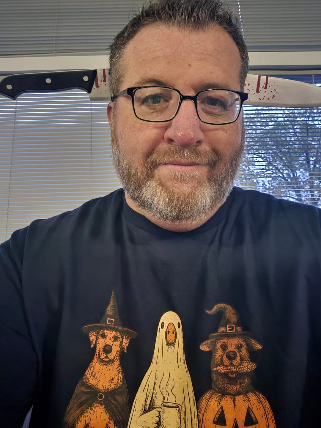 Customer photo review of Raccoon Pumpkin Target Softstyle Tee