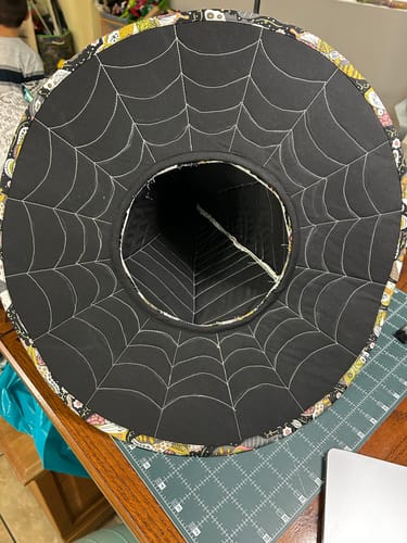 Customer photo review of Spellbound Quilted Witch Hat Sewing Pattern | Digital PDF Pattern