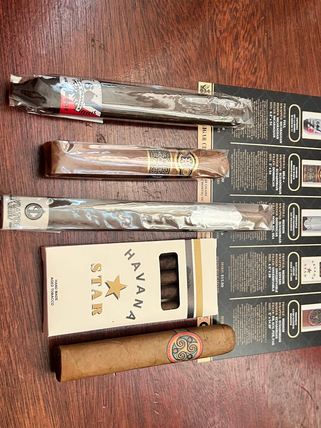 Customer photo review of Sapphire Subscription Luxury Cigars Monthly