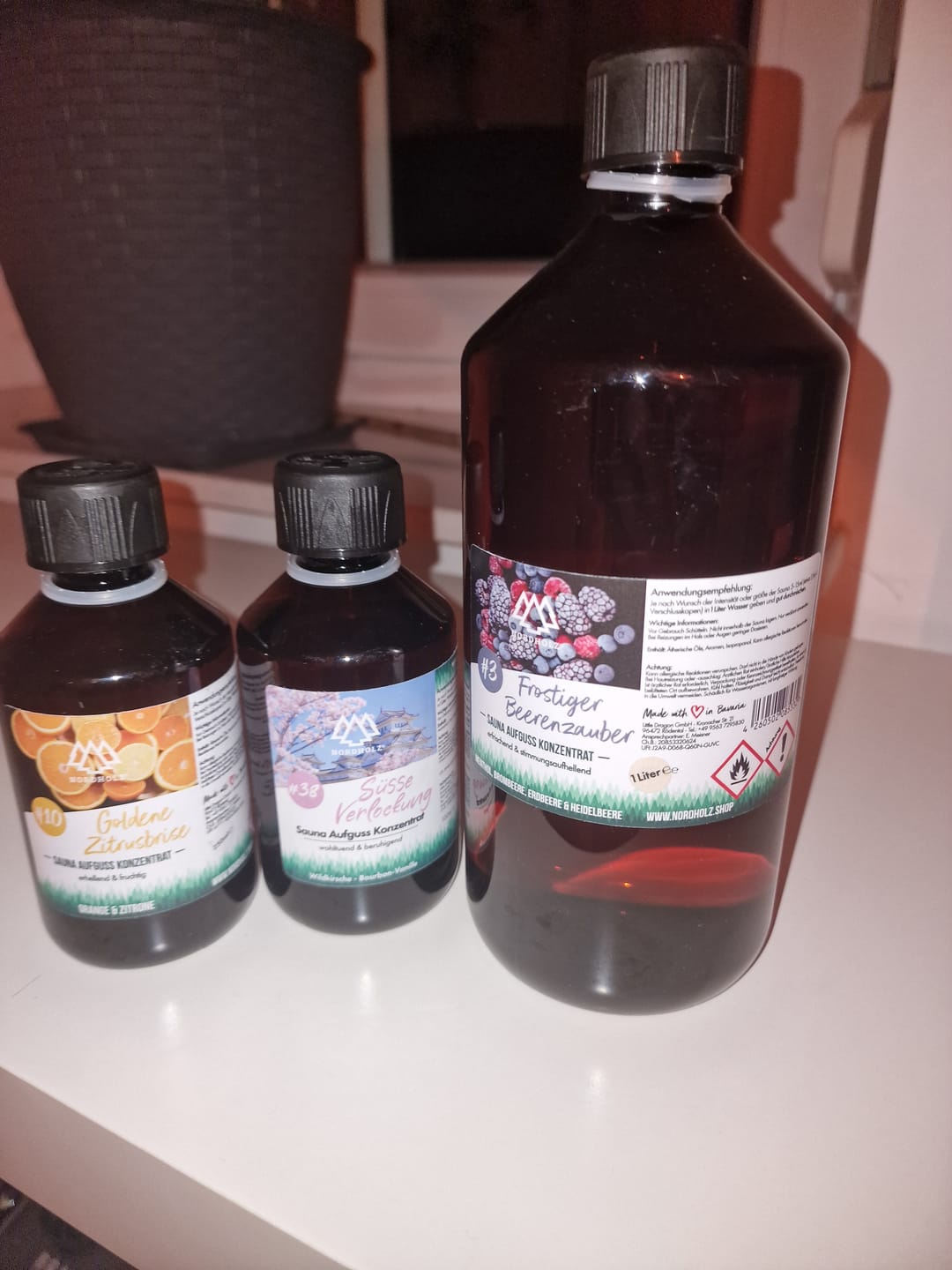 Customer photo review of Sauna Aufguss Konzentrat #3 Frostiger Beerentraum