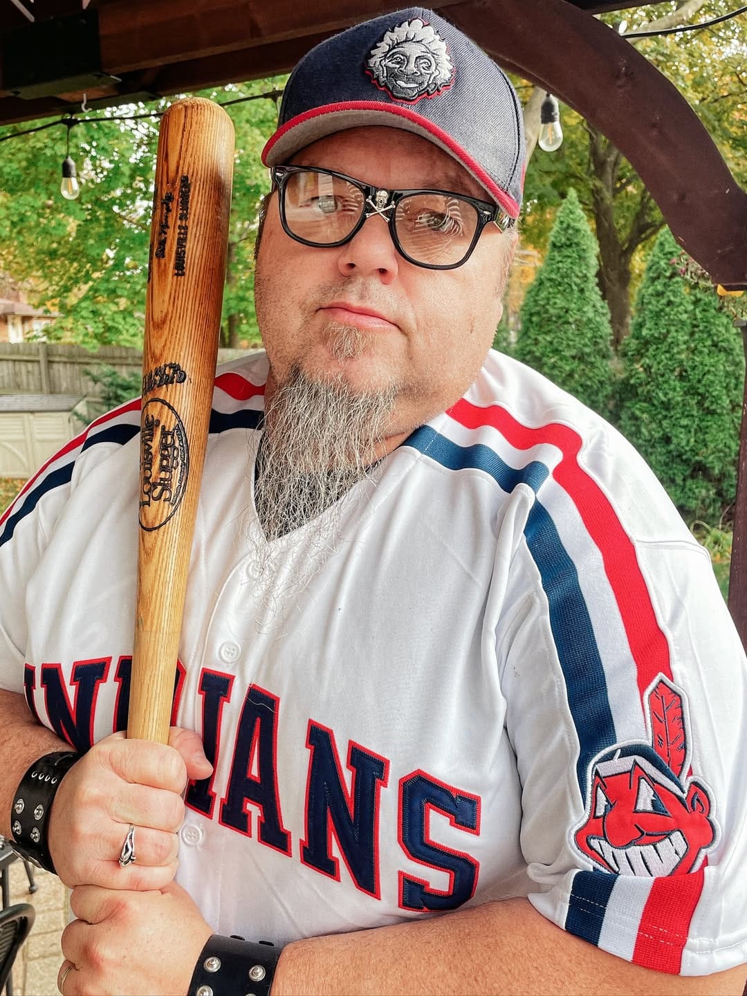 Customer photo review of Ricky Vaughn Wild Thing Indians Baseball Jersey