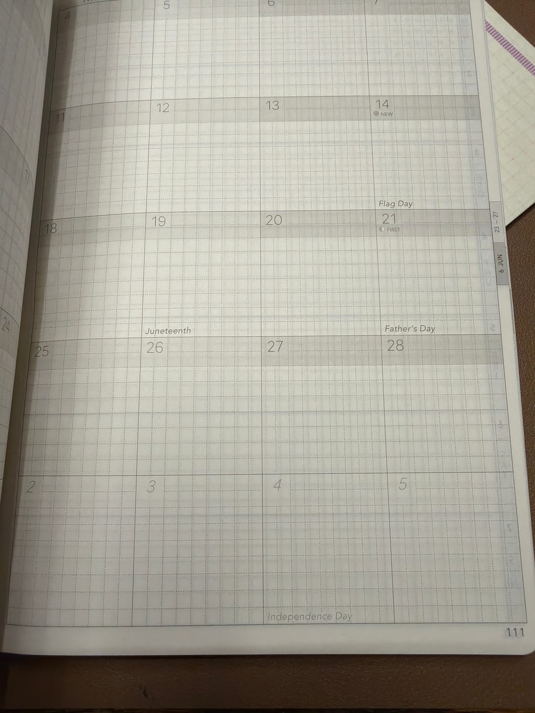 Customer photo review of PRE-ORDER | 2026 A5 Weekly Planner | Core | Horizontal