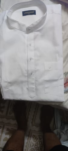 Customer photo review of Culture - White Short Kurta for Men | Uathayam