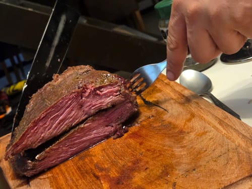 Reseña con foto de un cliente sobre Arrachera de Falda (Vacío)