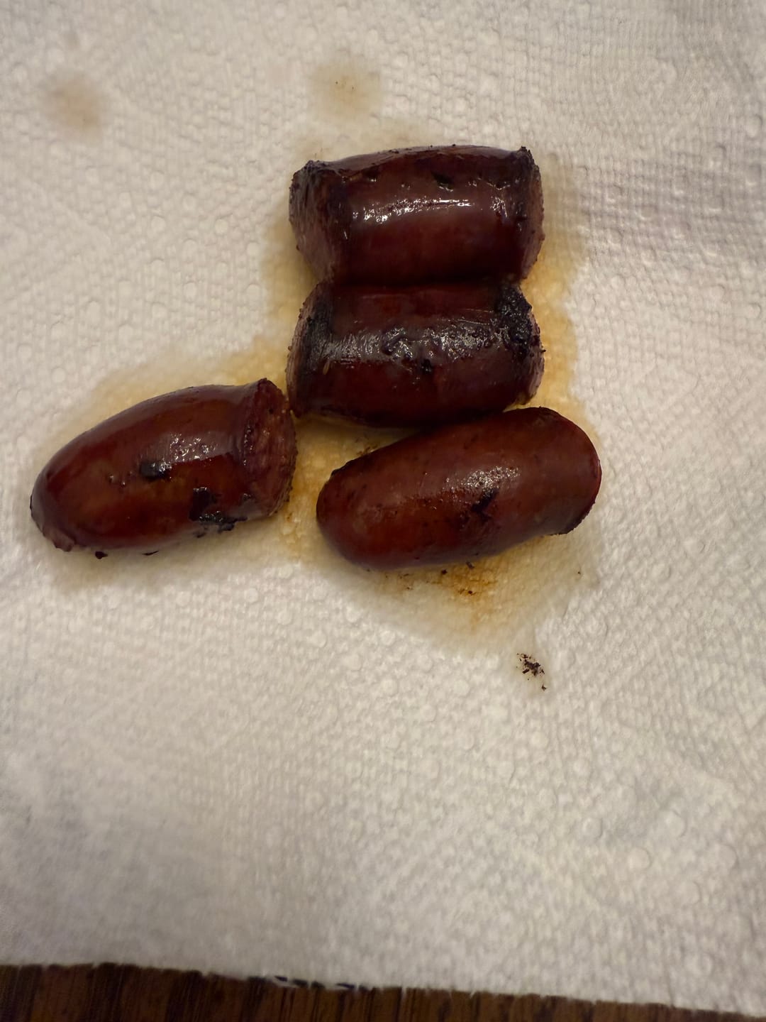 Customer photo review of Oxtail Infused Beef Sausage