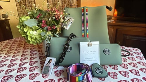 Customer photo review of TRIO | Zainetto + Pochette + Trousse