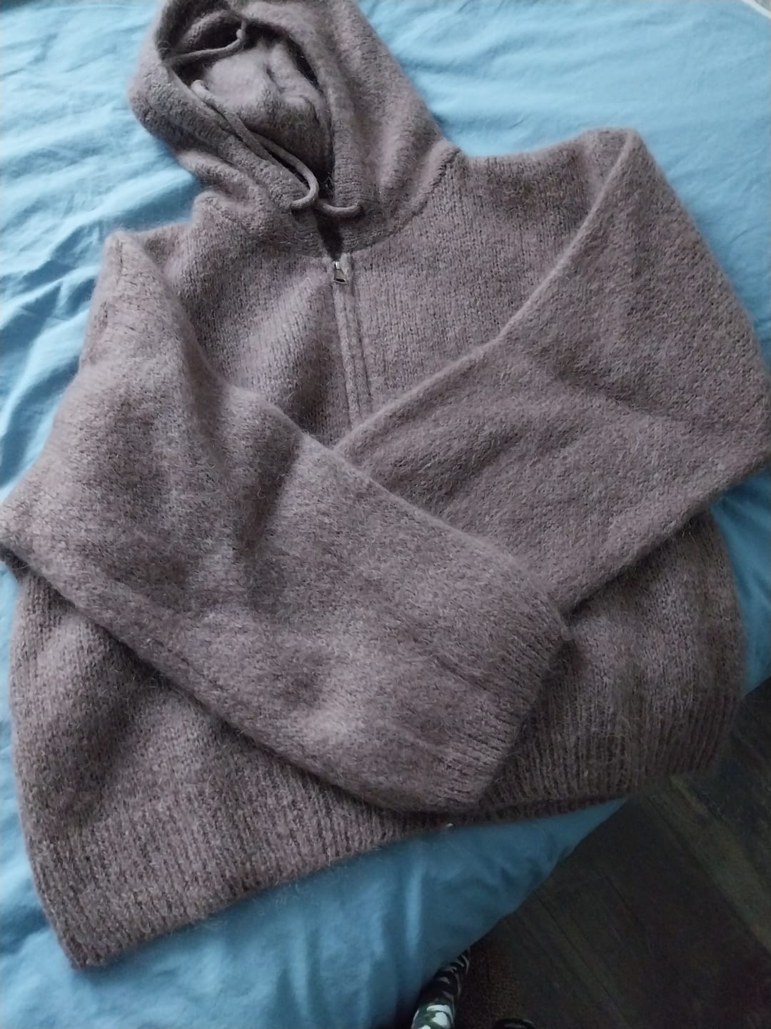 Customer photo review of Gilet capuche Tulia - Moka