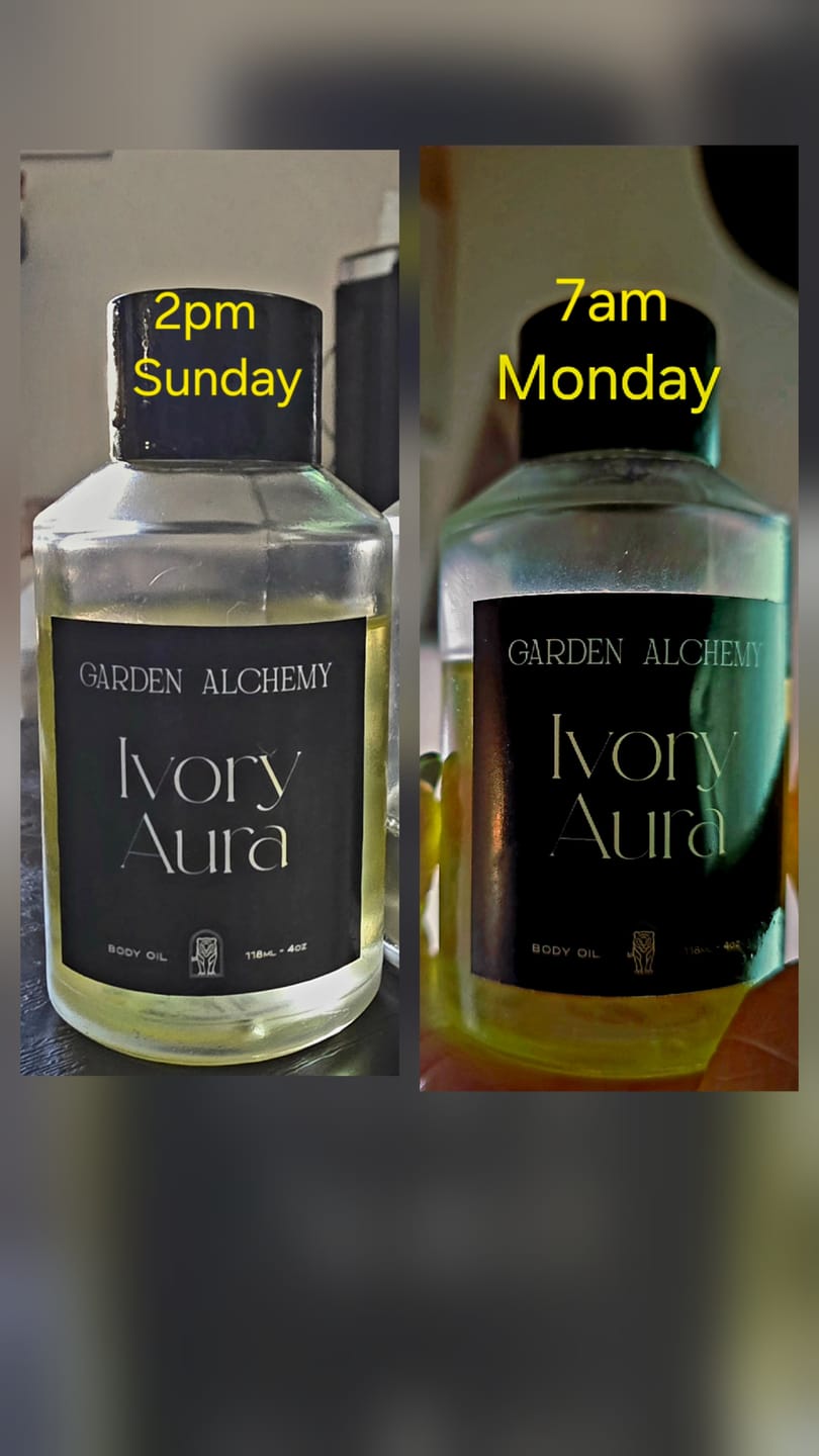 Customer photo review of Ivory Aura Body Oil