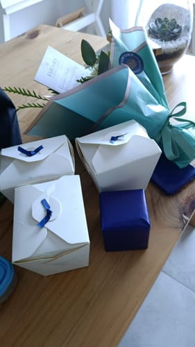 Customer photo review of Three Chocolate Cupcakes