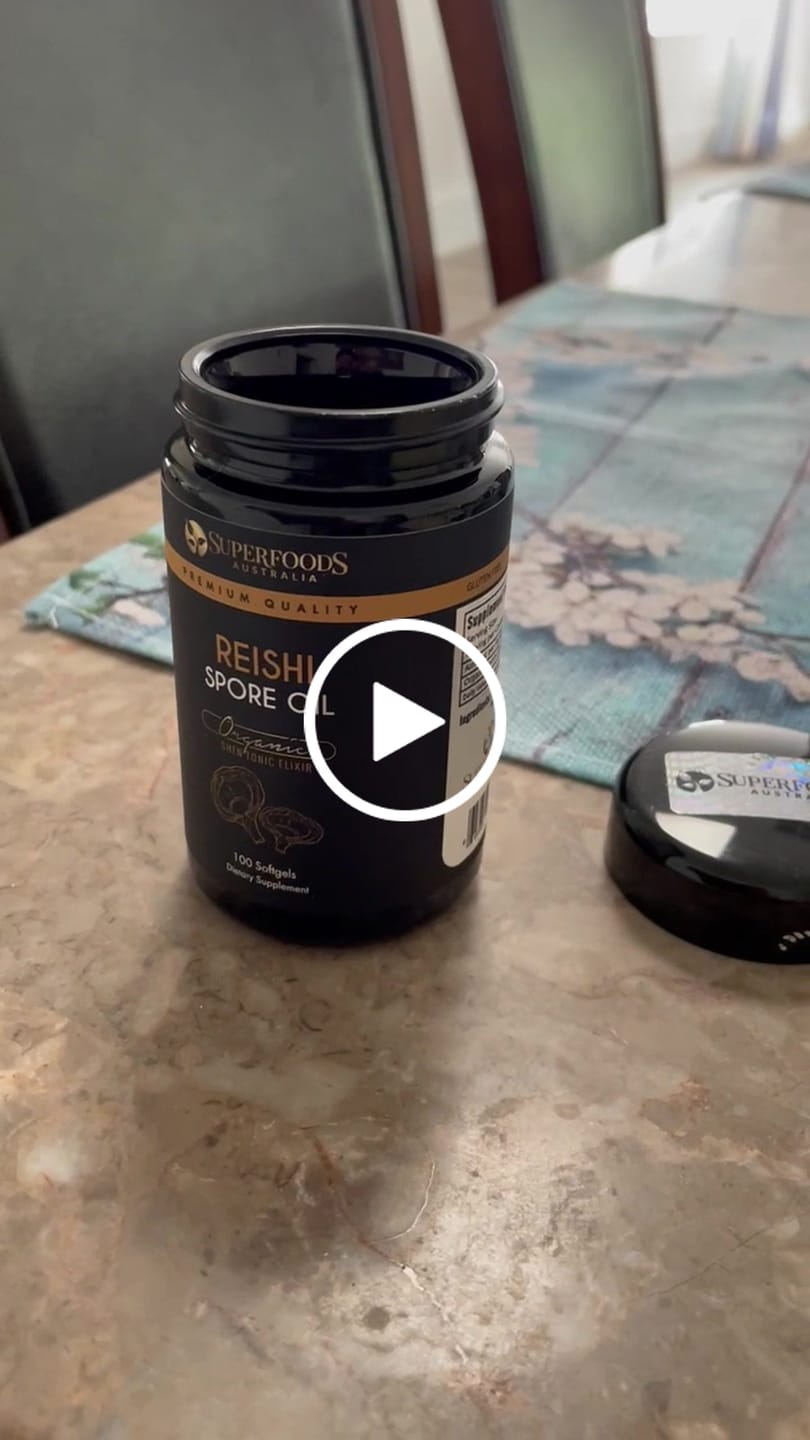Customer video review of Reishi Mushroom Spore Oil Softgels