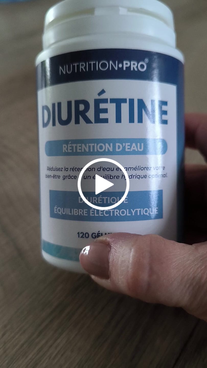 Customer video review of DIURÉTINE (RÉTENTION D'EAU) - 120 GÉLULES