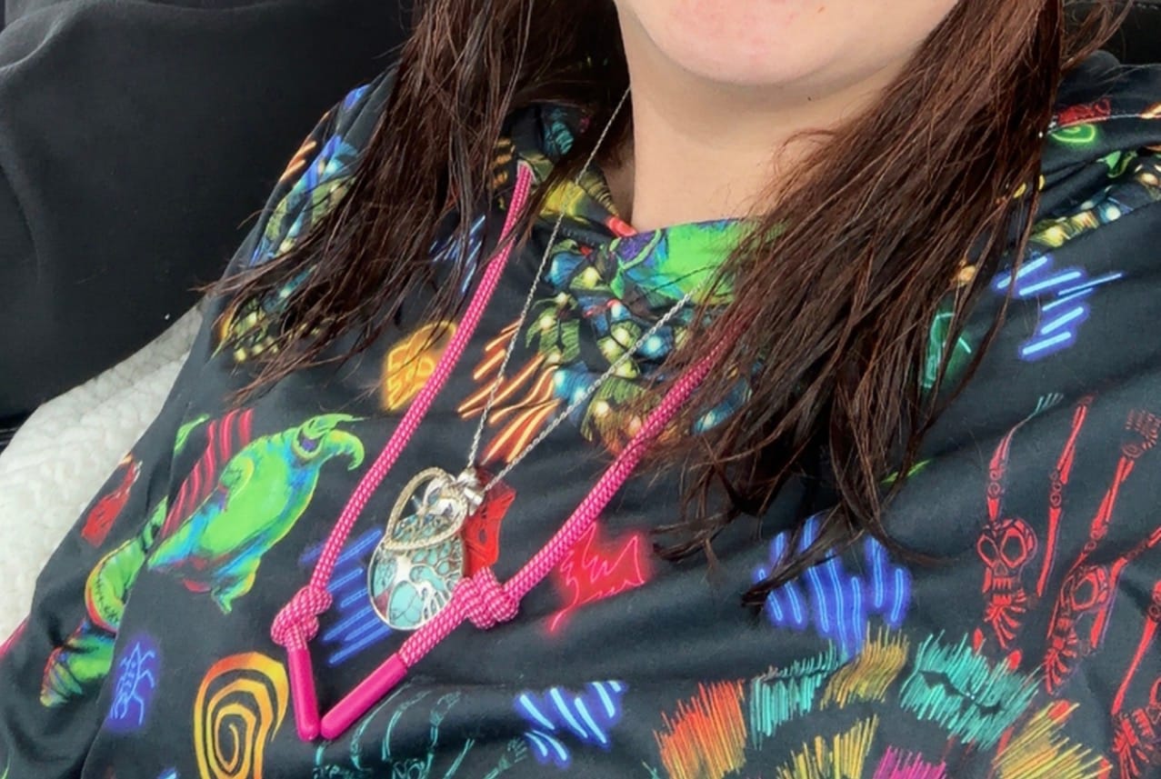 Customer photo review of Disney Tim Burton's Nightmare Before Christmas "Oogie's Turn to Boogie" – Performance Hoodie