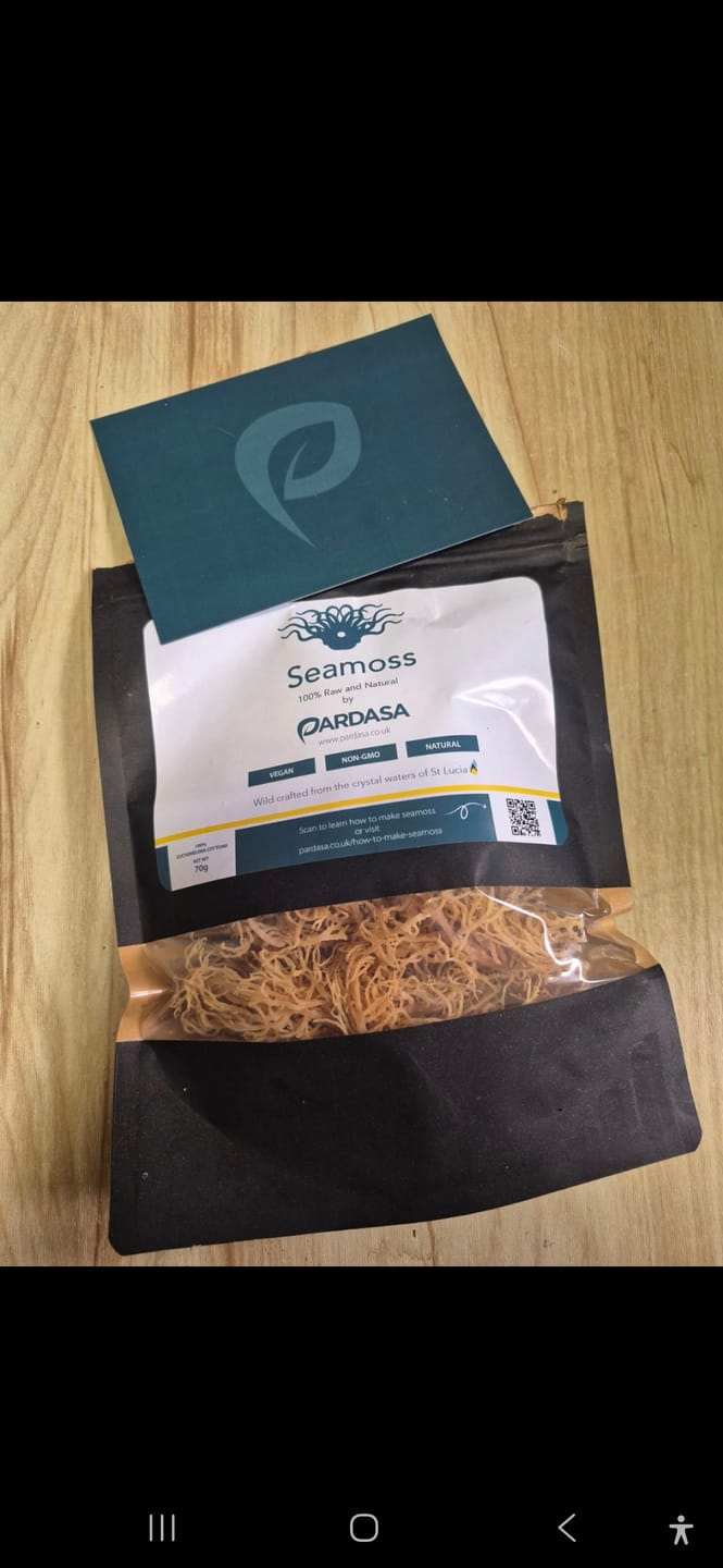 Customer photo review of Organic Sea Moss Raw