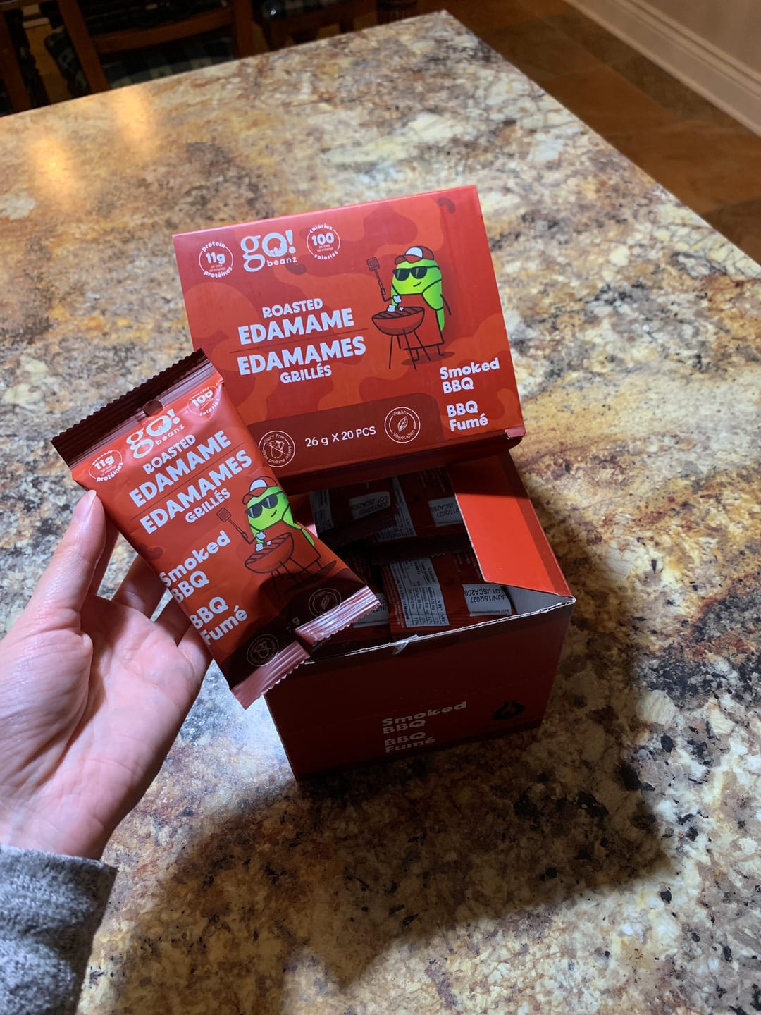 Customer photo review of Go Nutrition - Edamames Grillés - 26g
