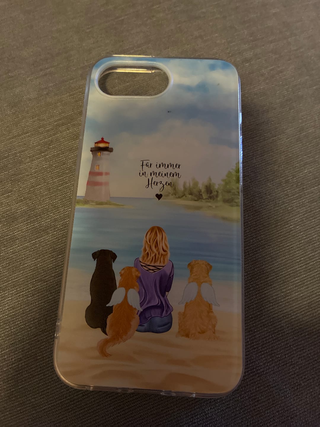 Customer photo review of Unterwegs mit Haustier - Individuelle Handyhülle