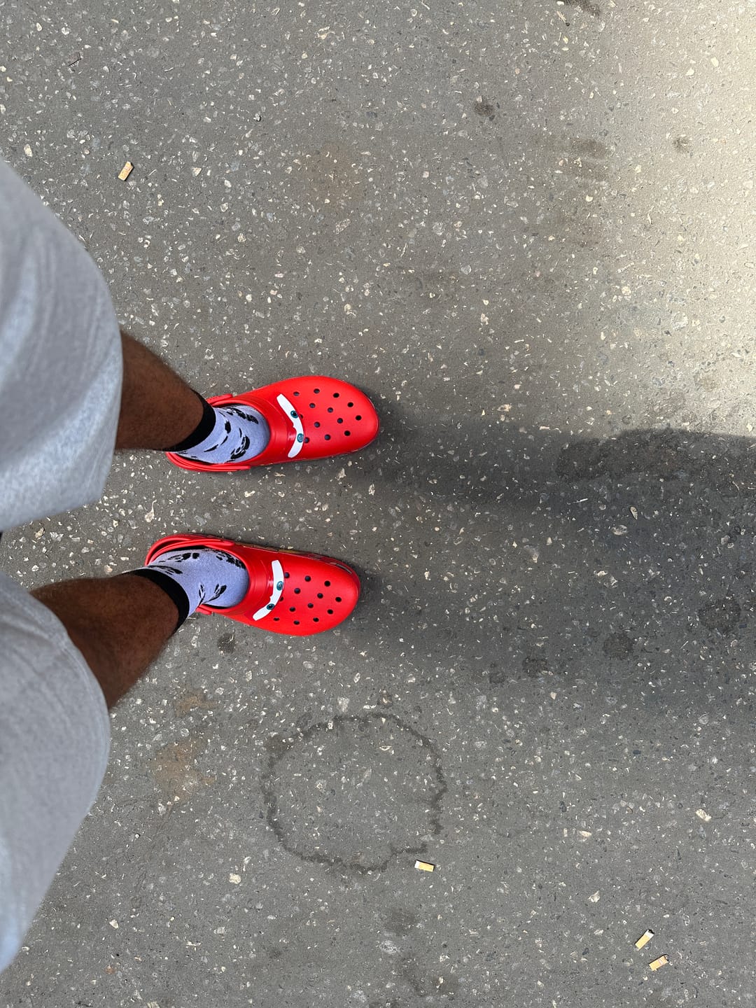 Customer photo review of Lightning McQueen Crocs – Red