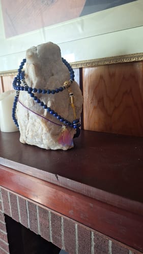 Customer photo review of 2 Lapis Lazuli Third Eye Malas