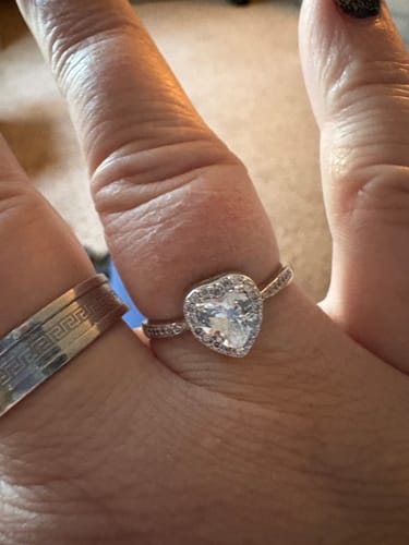 Customer photo review of Forever In My Heart Urn Ring