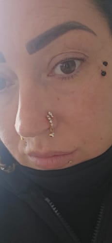 Customer photo review of Piercing Aliya