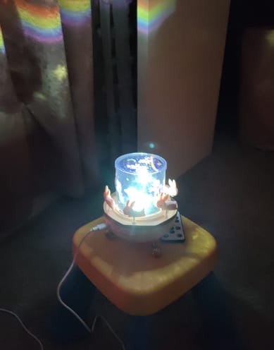 魔法のランププロジェクターに関するお客様の写真付きレビュー